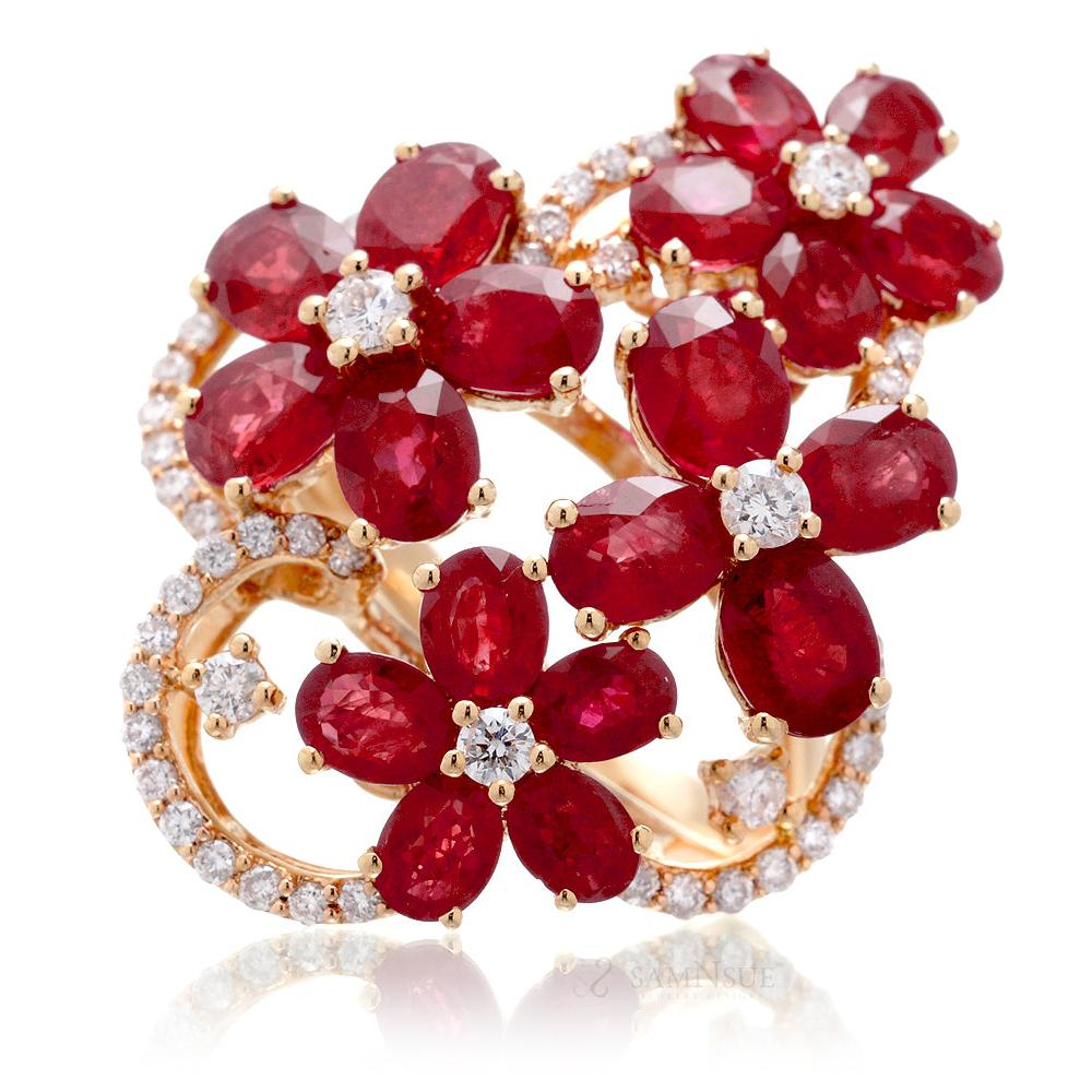 The Rosalie Ruby Ring (7.75 ct. tw.)