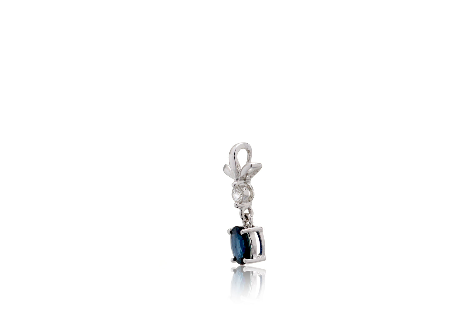 The Roenie Sapphire Diamond Pendant (1/2 ct.)