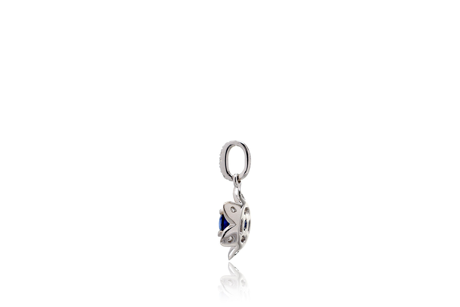 The Daffodil Sapphire Diamond Pendant (0.48 ct tw.)