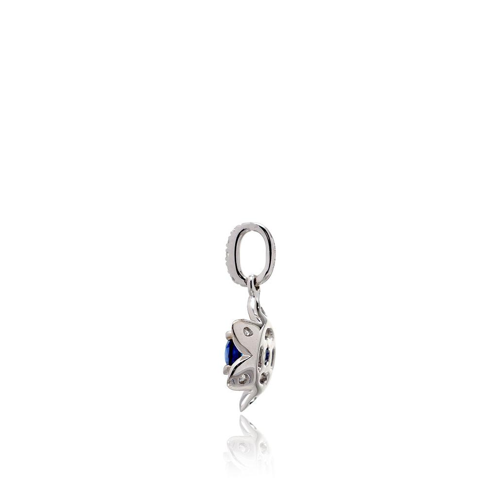 The Daffodil Sapphire Diamond Pendant (1/2 ct tw.)