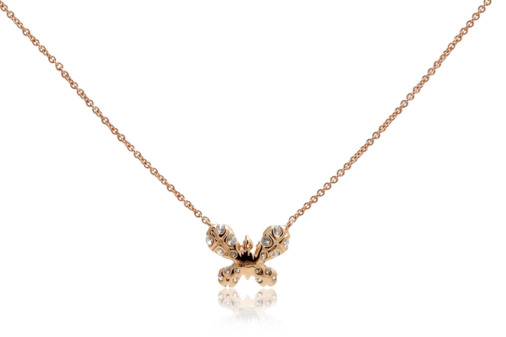 The Cluster Diamond Butterfly Pendant