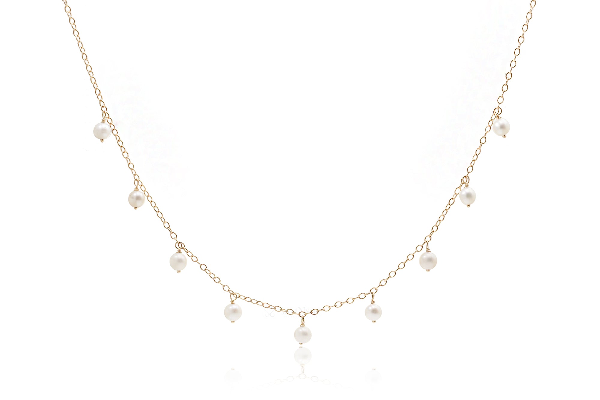 Freshwater Pearl Dangling Necklace