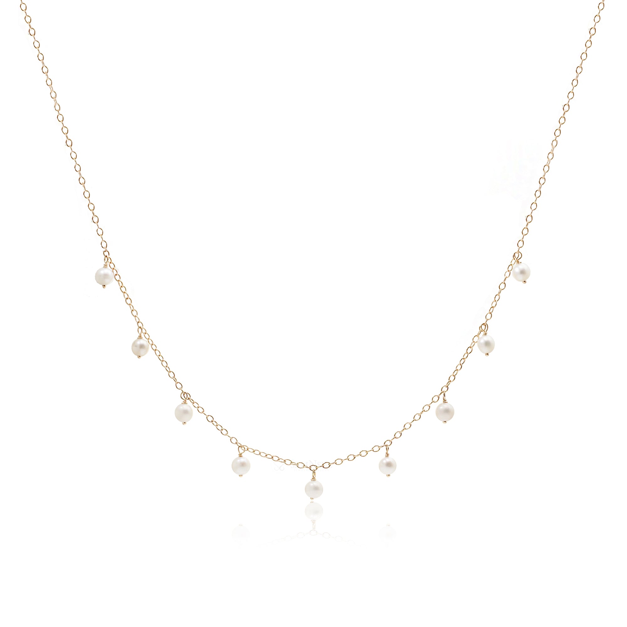Freshwater Pearl Dangling Necklace