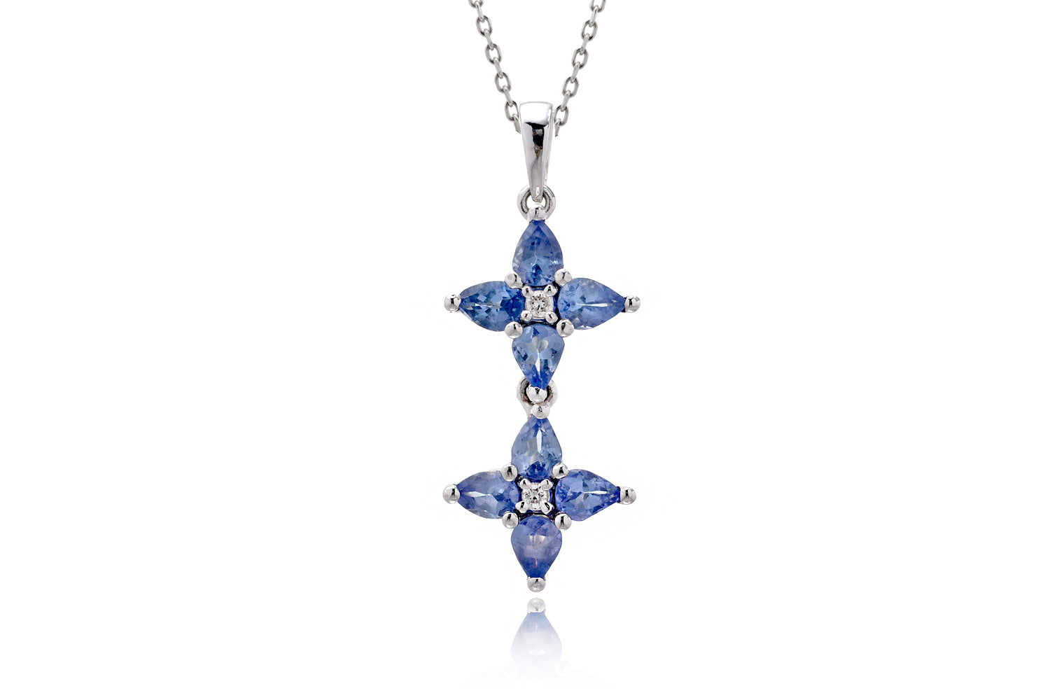The Duo Tanzanite Star Pendant
