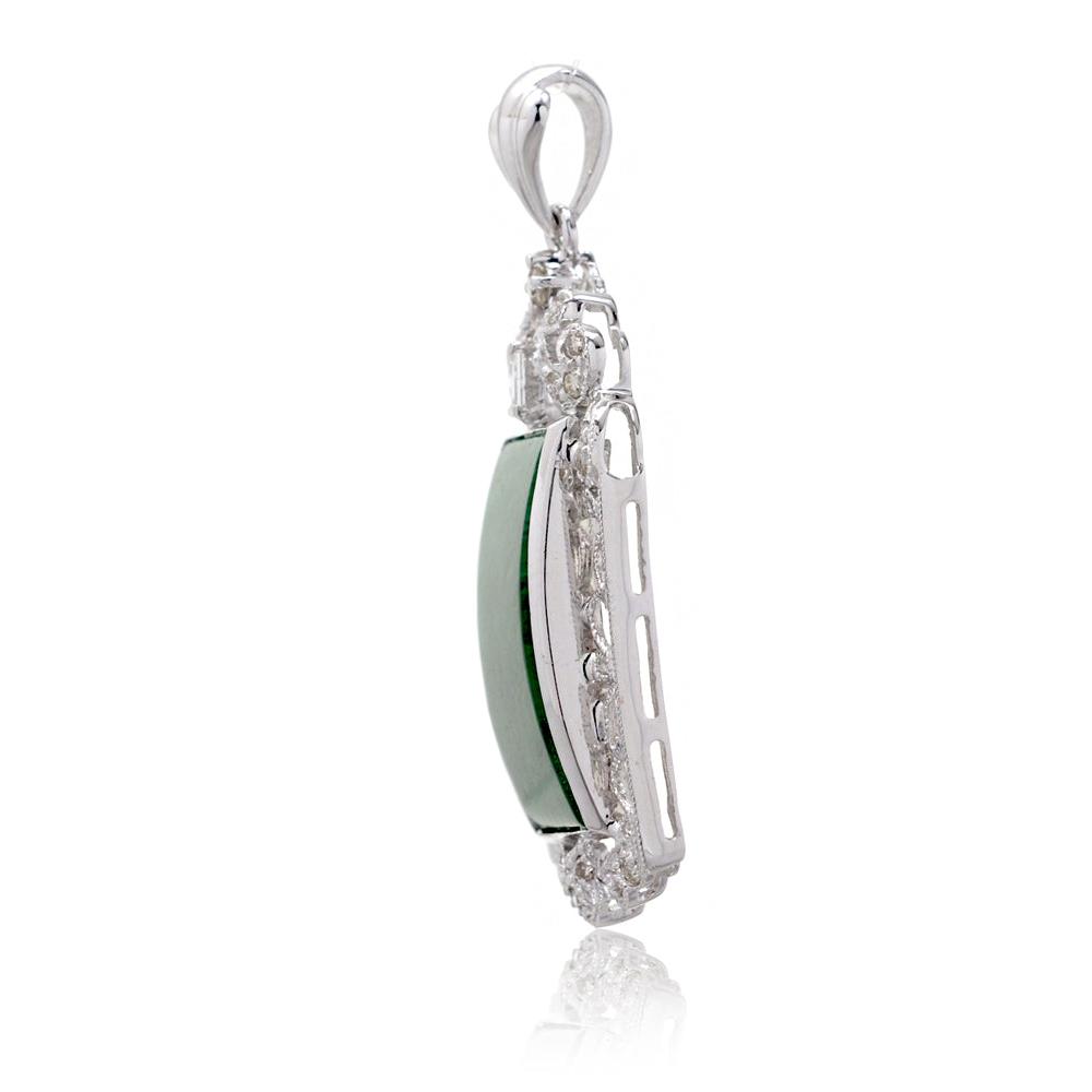 Imperial Jade Rectangle Pendant