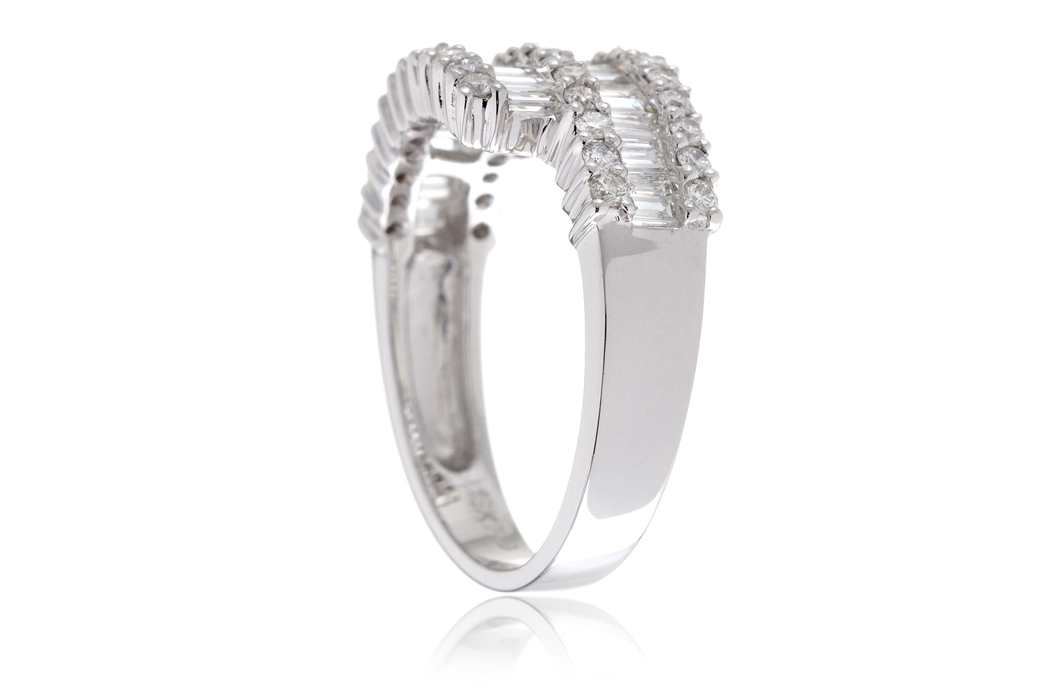 The Bypass Baguette Diamond Ring