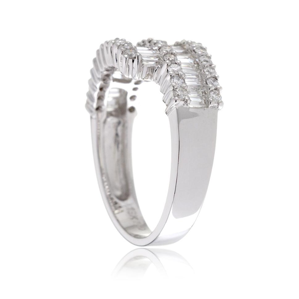 The Bypass Baguette Diamond Ring