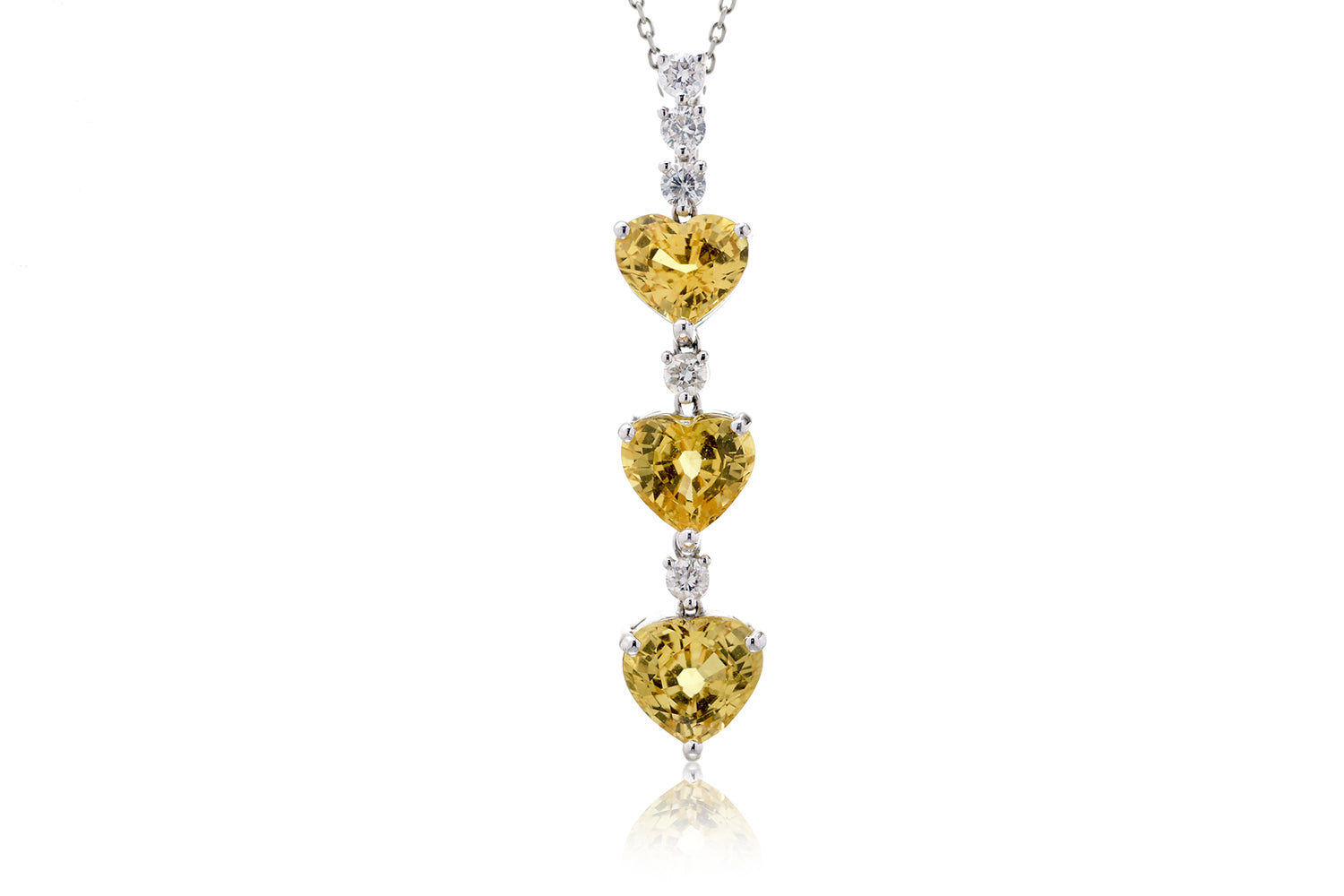 The Triplet Heart Sapphire Pendant (4.98 ct. tw.)