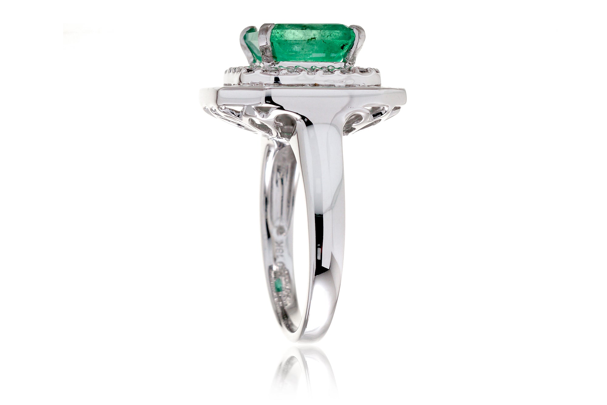 The Emersyn Step Cut Emerald Ring (3.70 ct tw.)