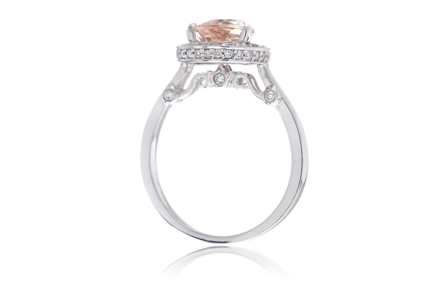 The Carla Pear Morganite Ring
