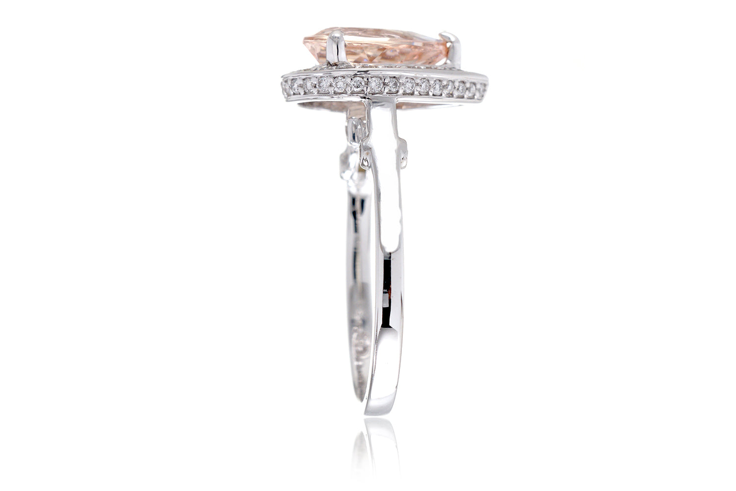 The Carla Pear Morganite Ring
