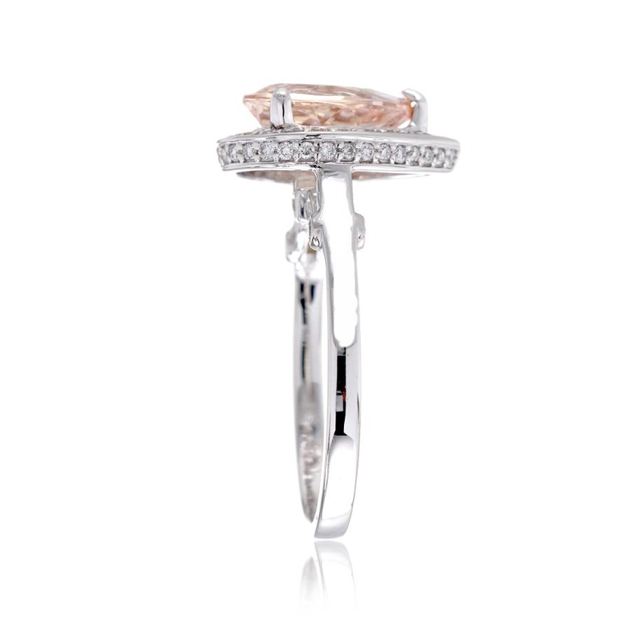 The Carla Pear Morganite Ring