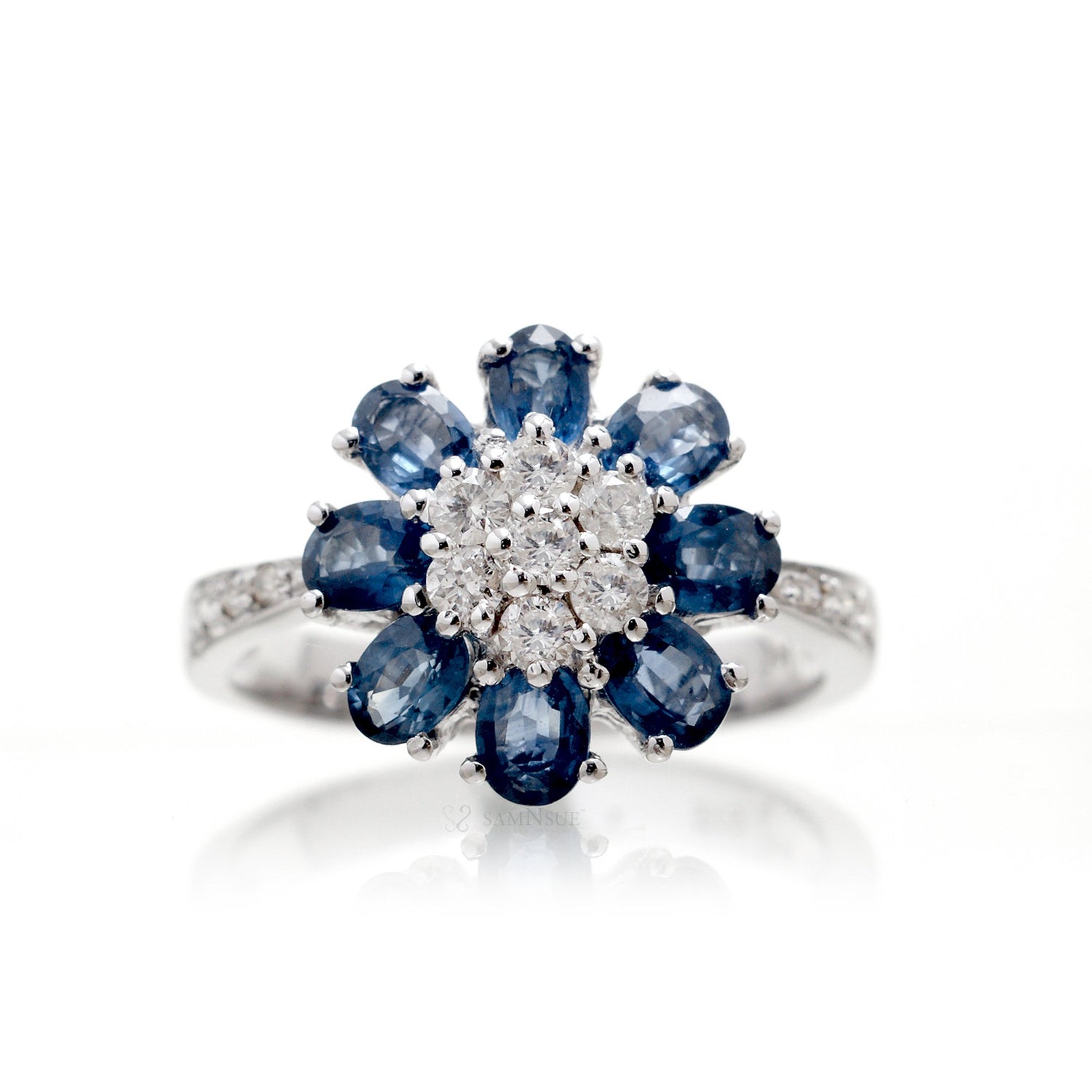 The Maggie Sapphire Diamond Ring