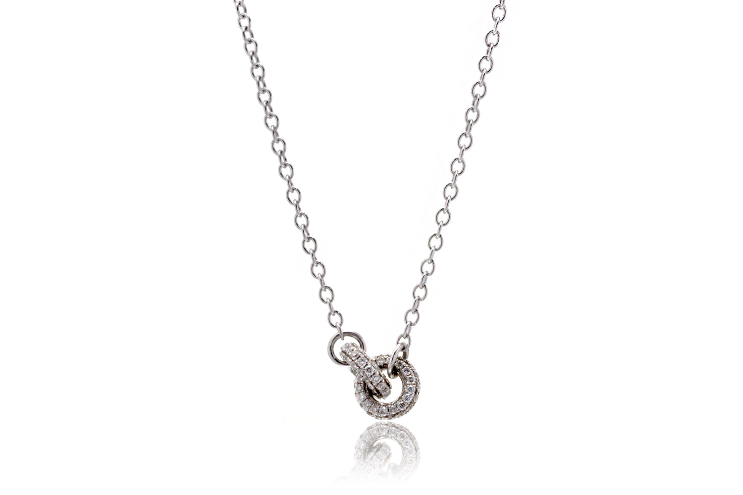 The Forever Linked Diamond Circle Necklace