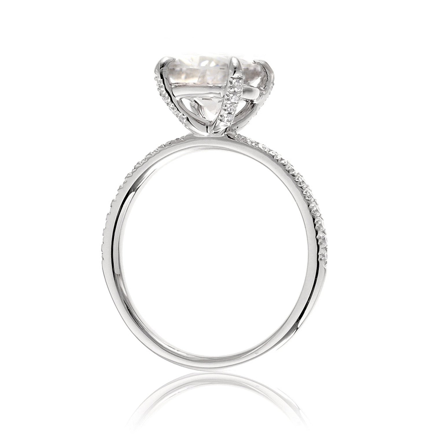 The Ava Cushion Moissanite
