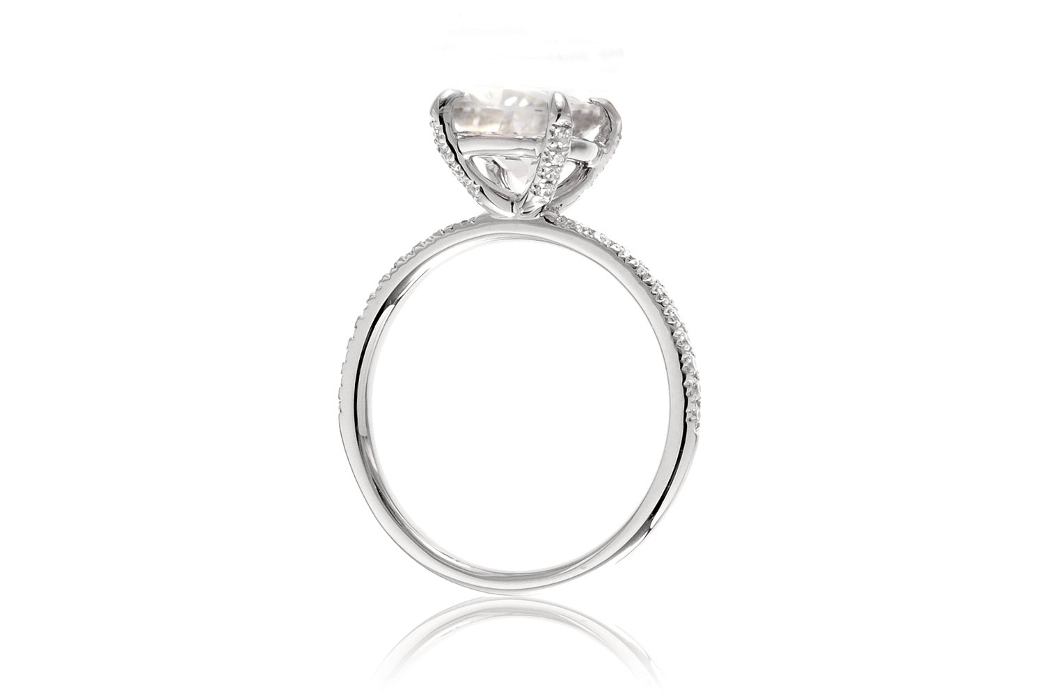 The Ava Pear Moissanite Ring
