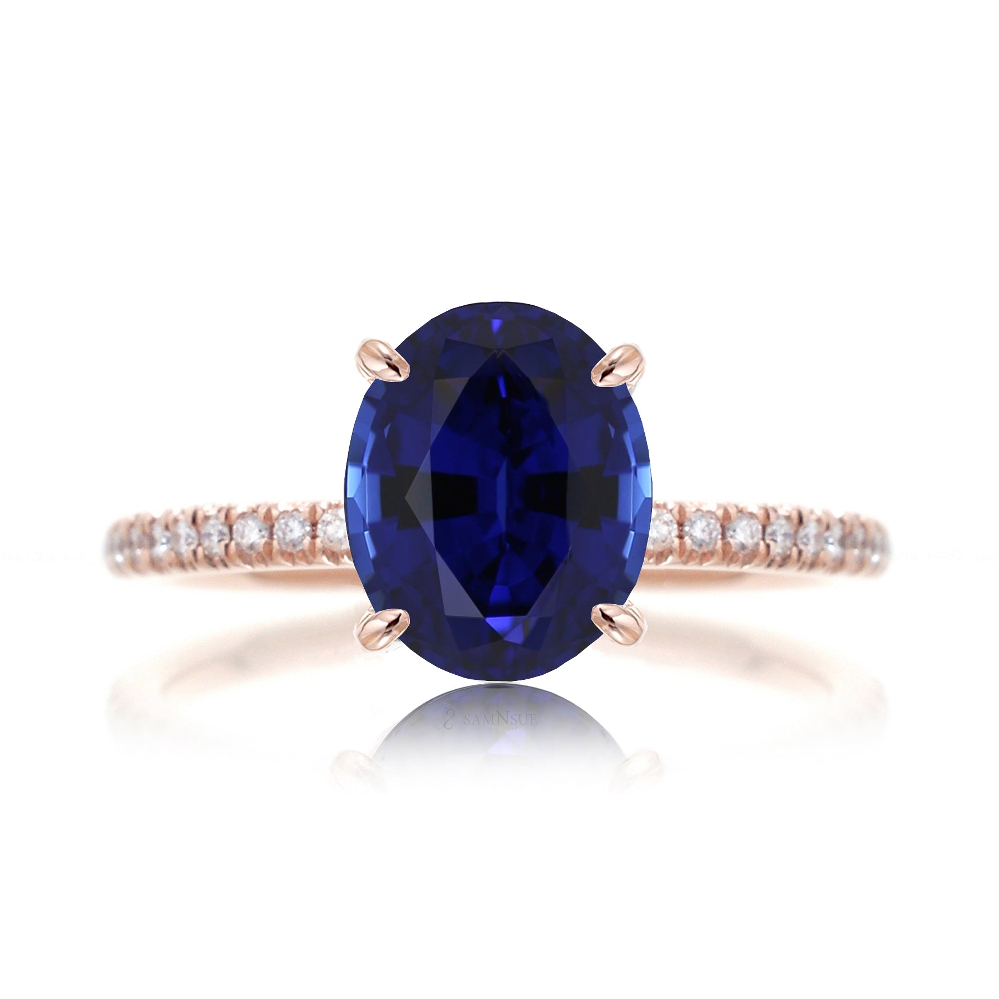 The Ava Oval Sapphire (Lab-Grown)