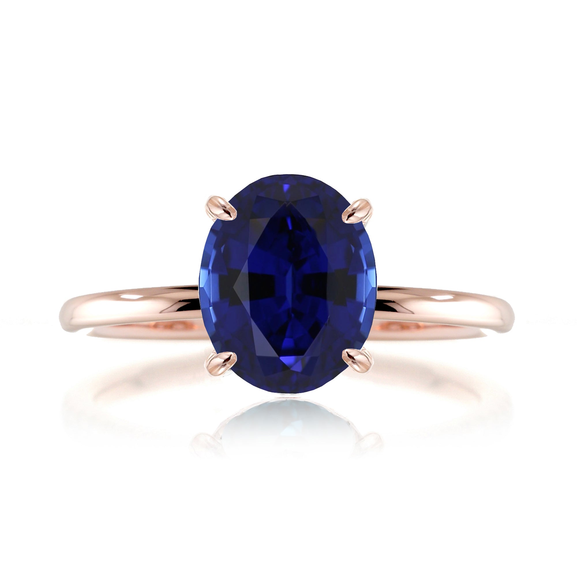 The Ava Oval Sapphire (Lab-Grown)