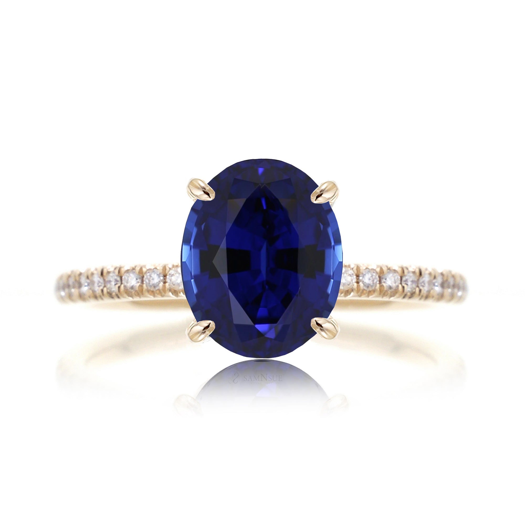 The Ava Oval Sapphire (Lab-Grown)