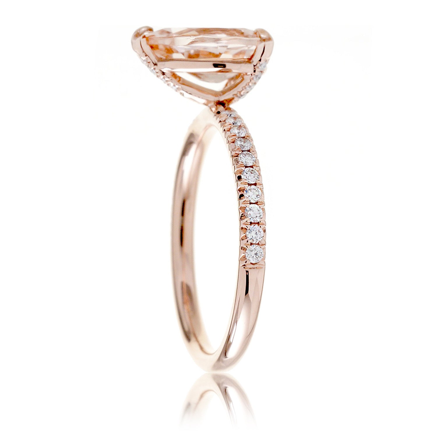 The Ava Pear Morganite