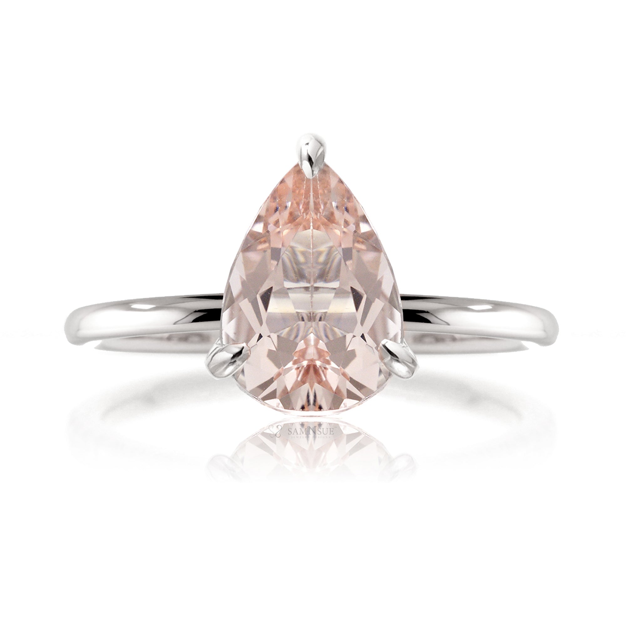 The Ava Pear Morganite