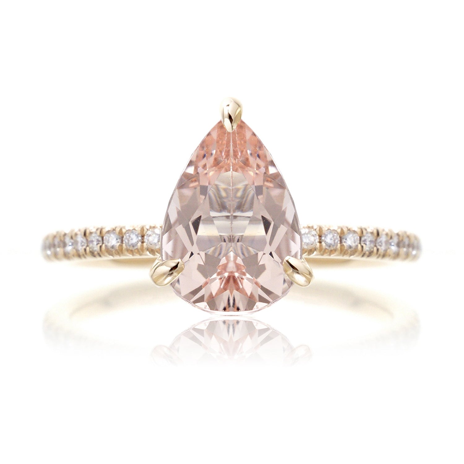 The Ava Pear Morganite