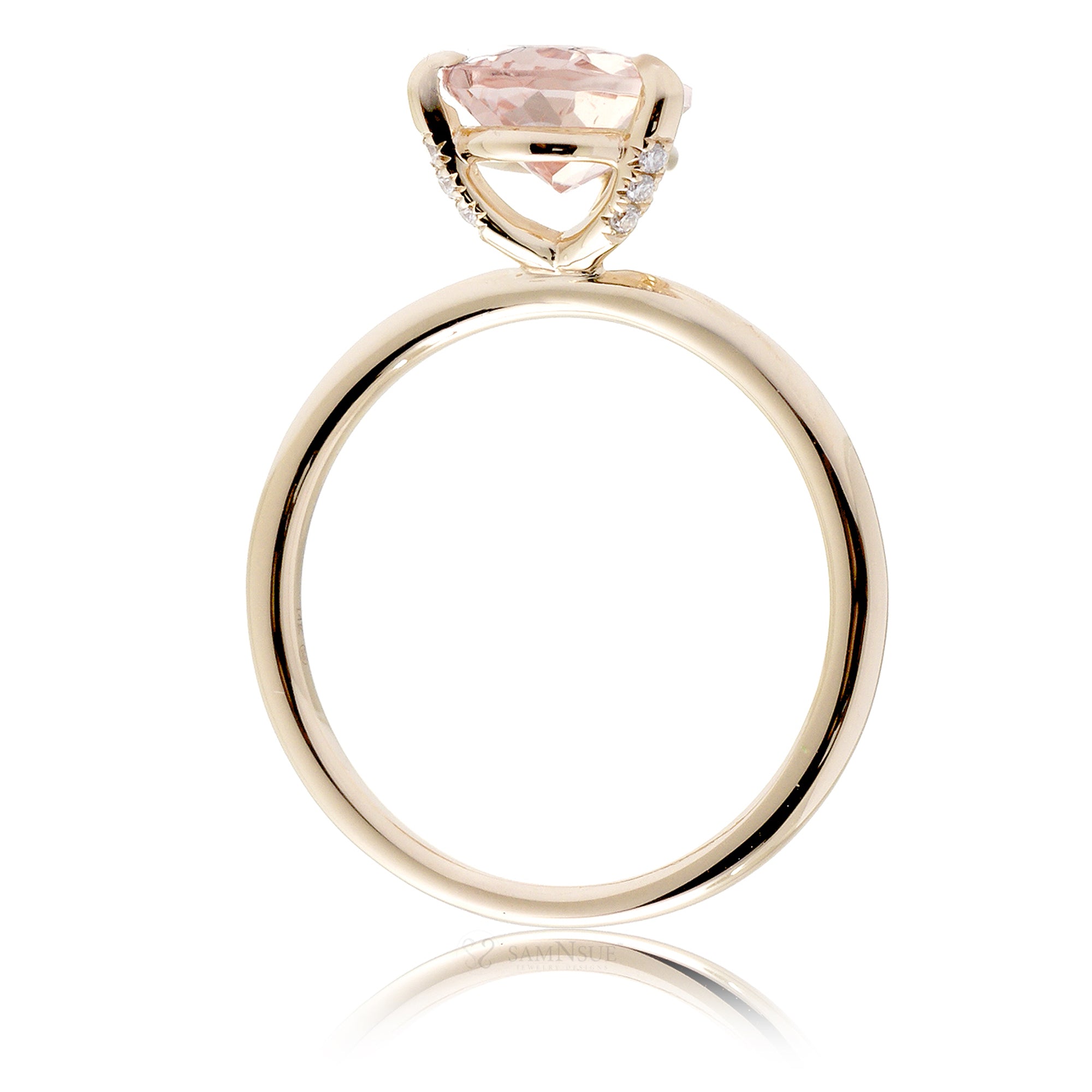 The Ava Pear Morganite