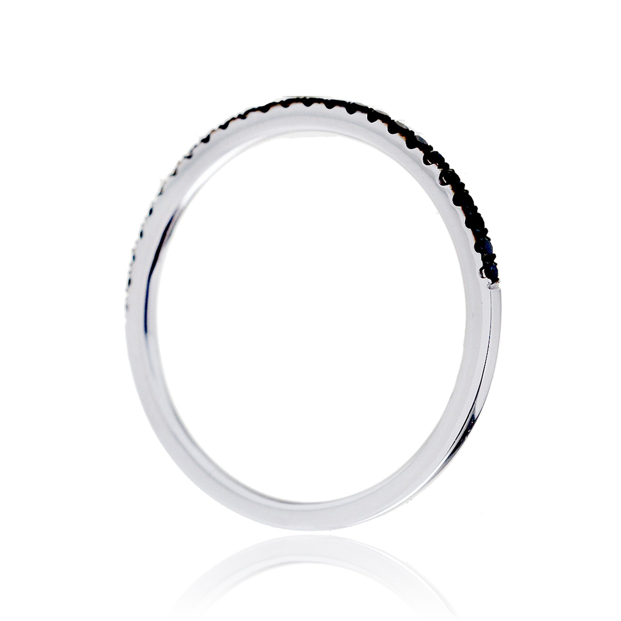 The Lita Black Diamond Band (1.2mm)