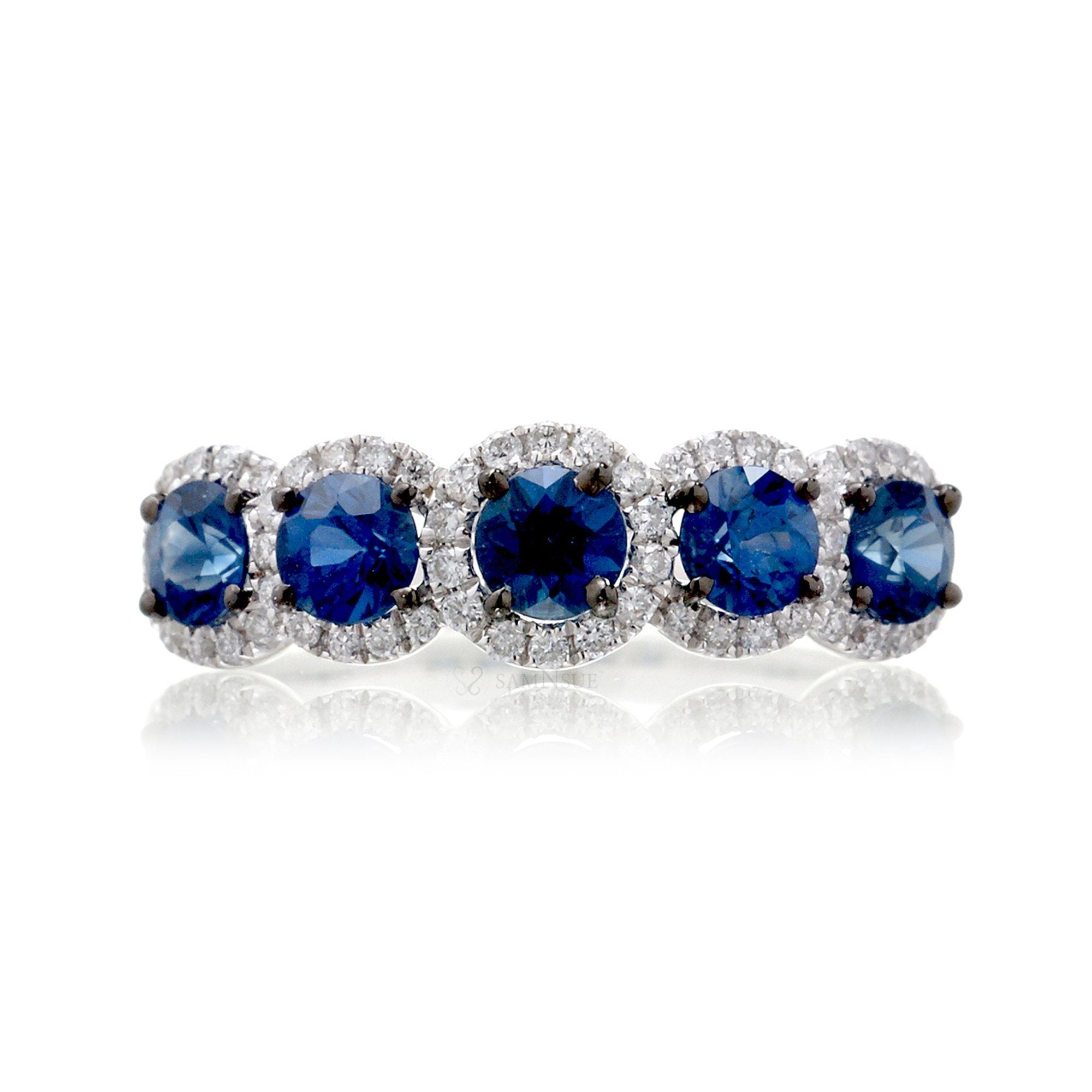 The Olivia Blue Sapphire Band