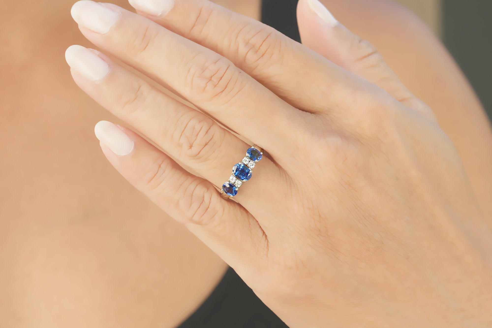 The Panya Oval Sapphire Ring