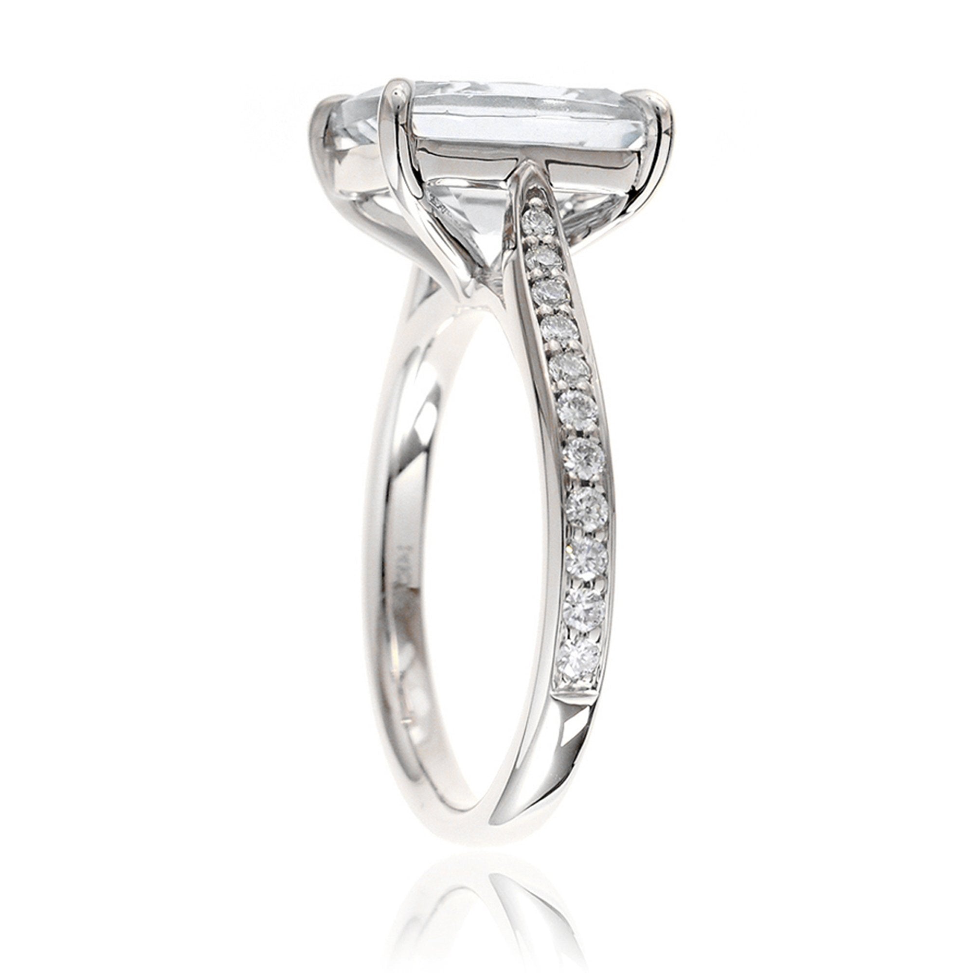 The Emily Radiant Moissanite Ring