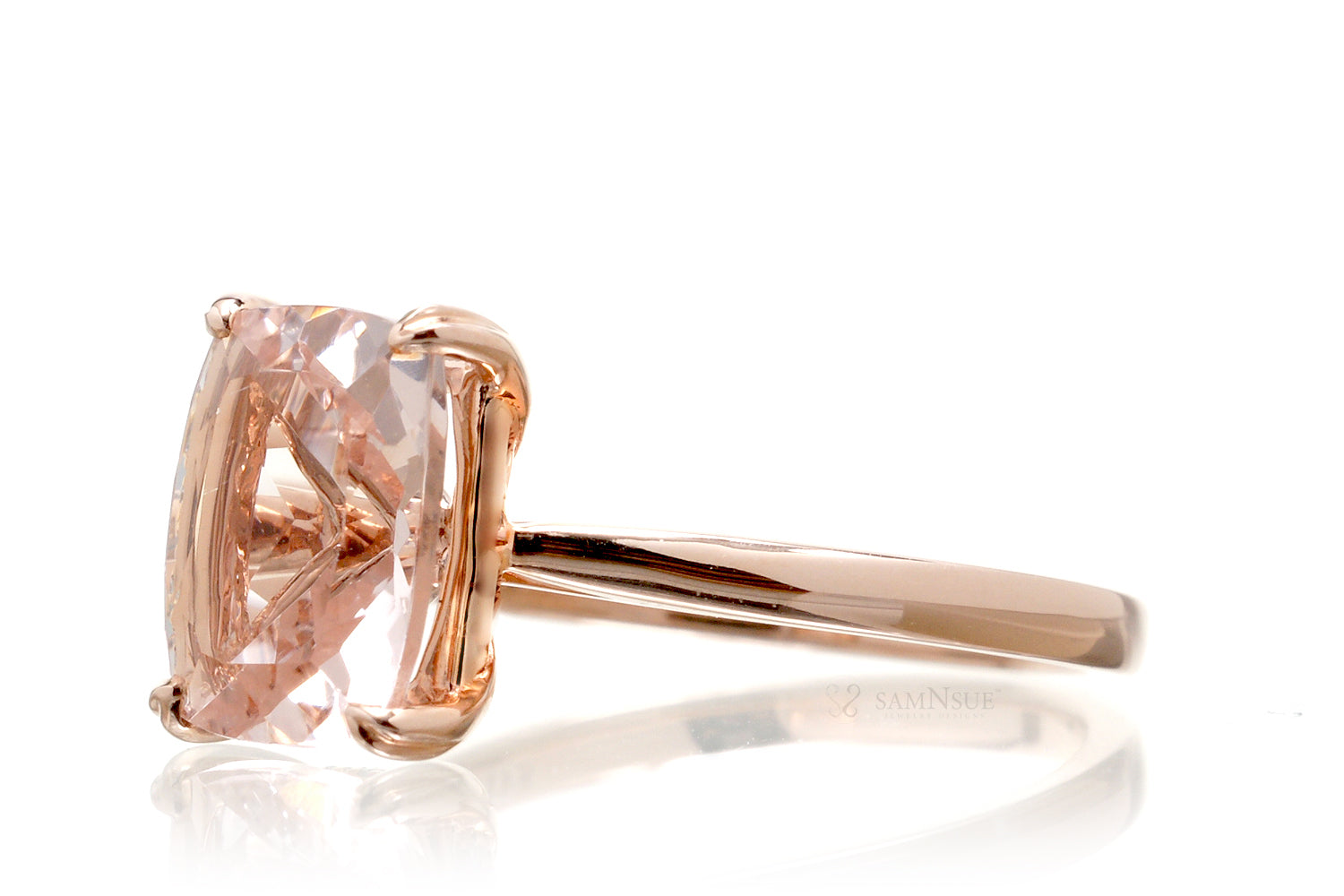 The Emily Cushion Morganite