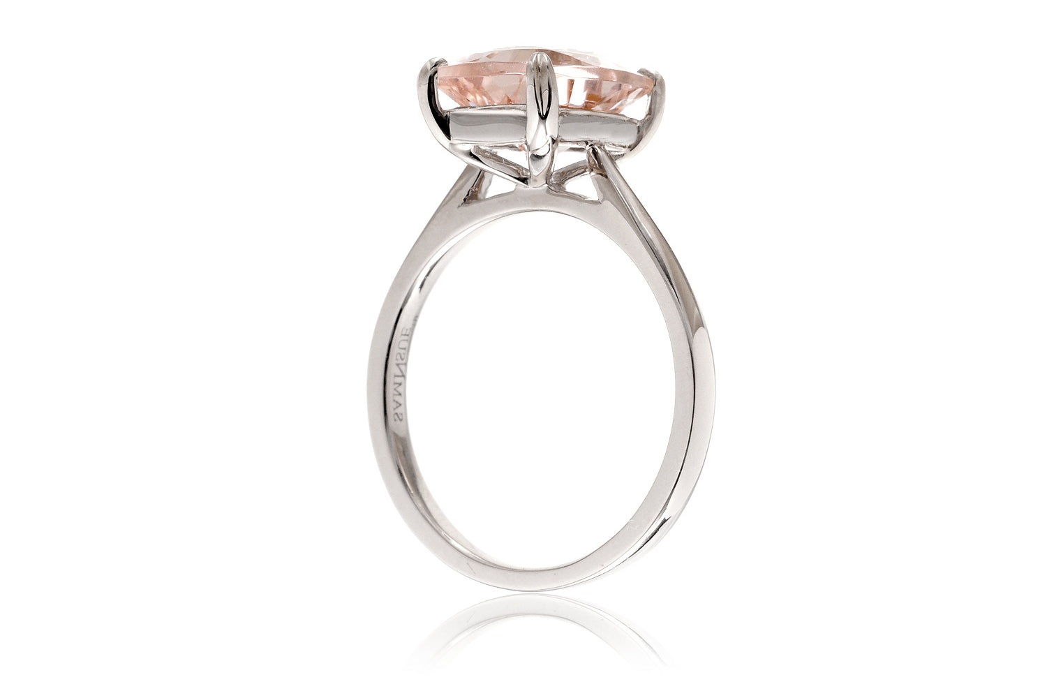 The Emily Square Cushion Morganite
