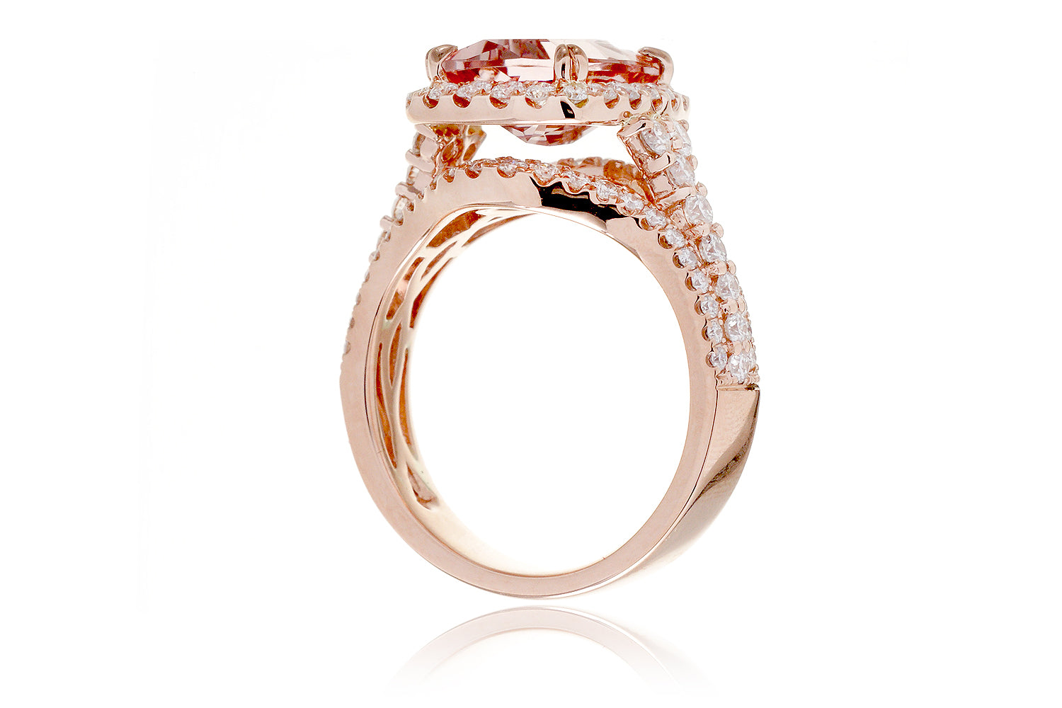 The Isabella Cushion Morganite