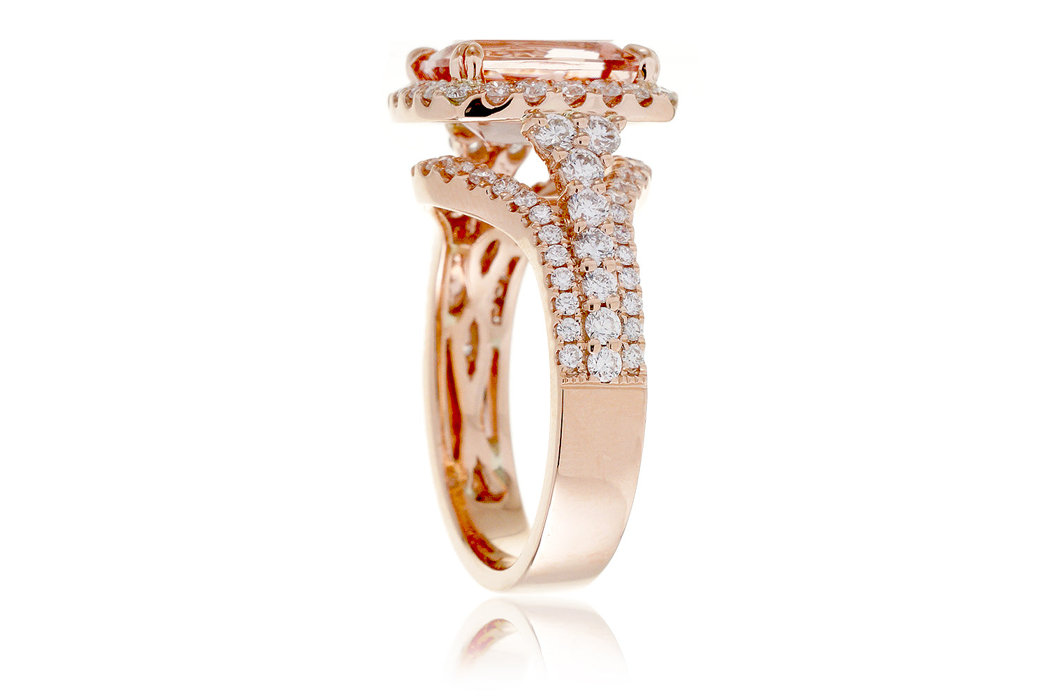 The Isabella Cushion Morganite