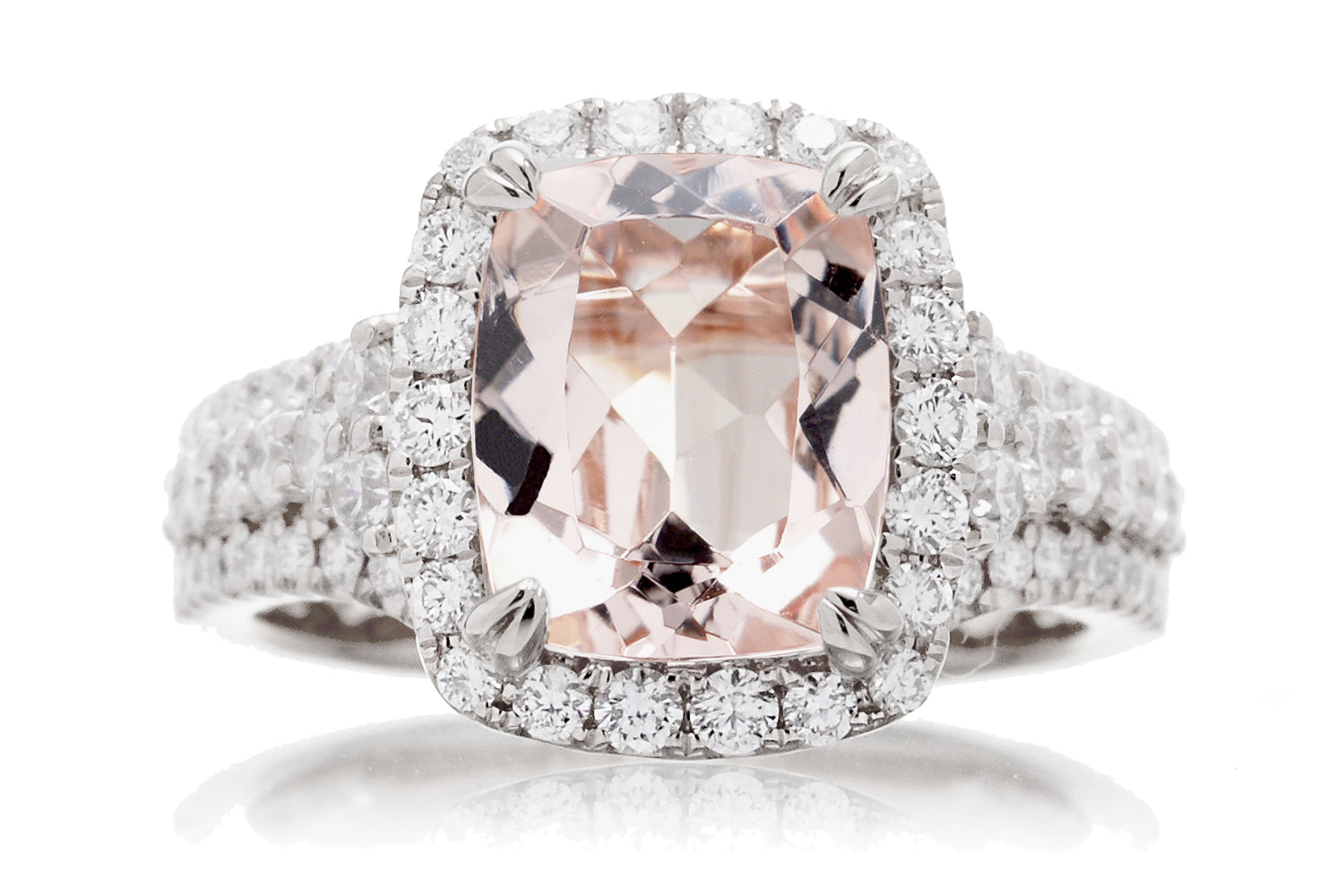 The Isabella Cushion Morganite