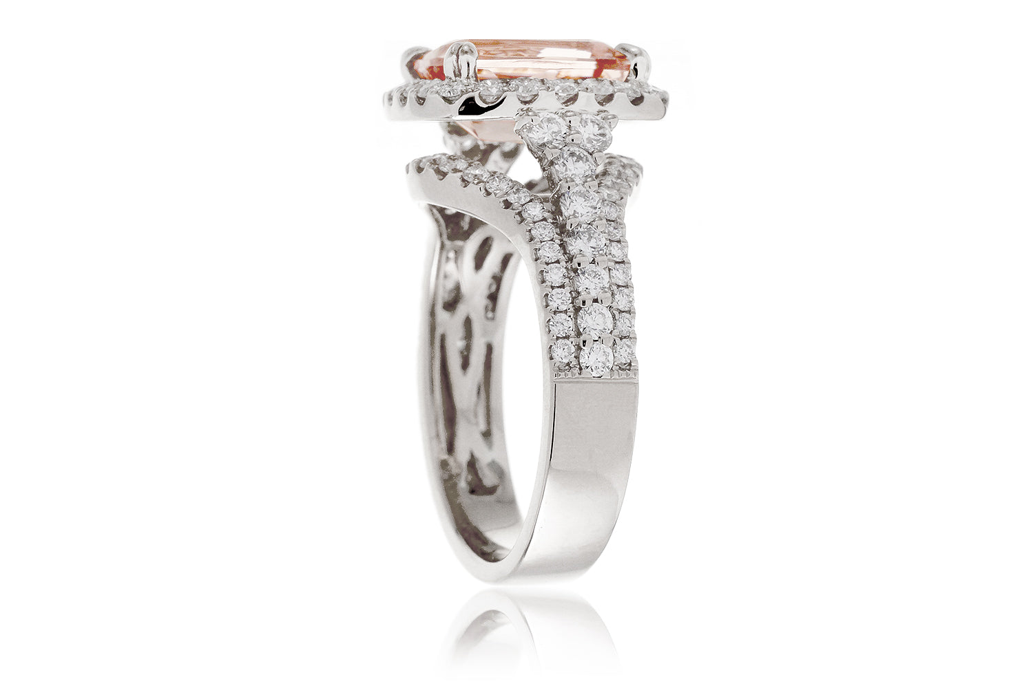 The Isabella Cushion Morganite