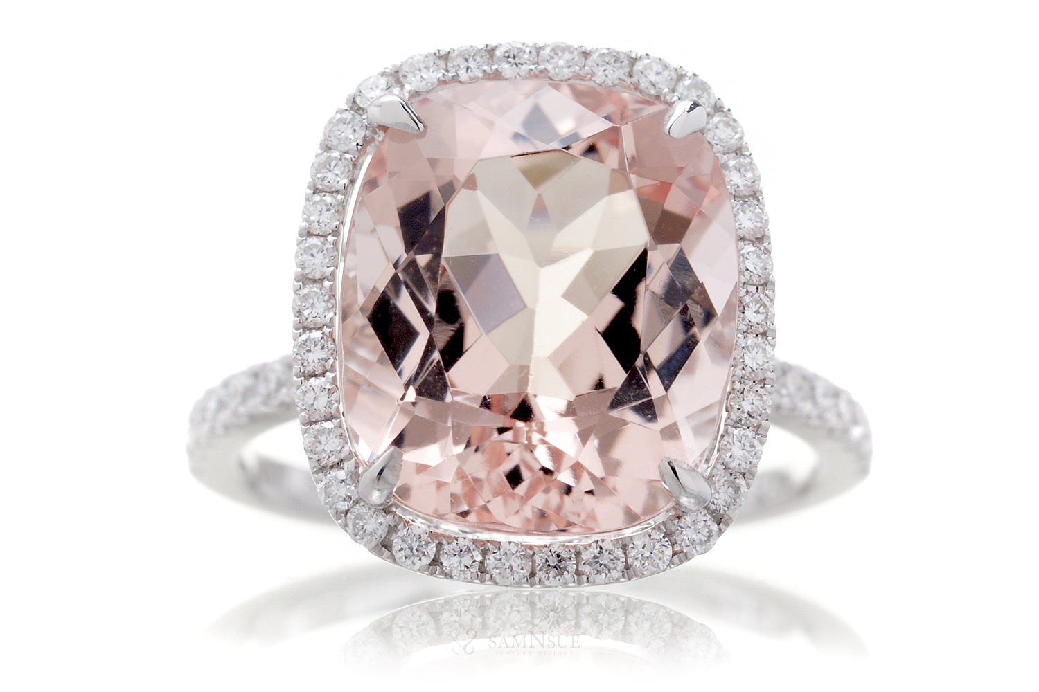 The Holly Cushion Morganite (14 N R infinity)