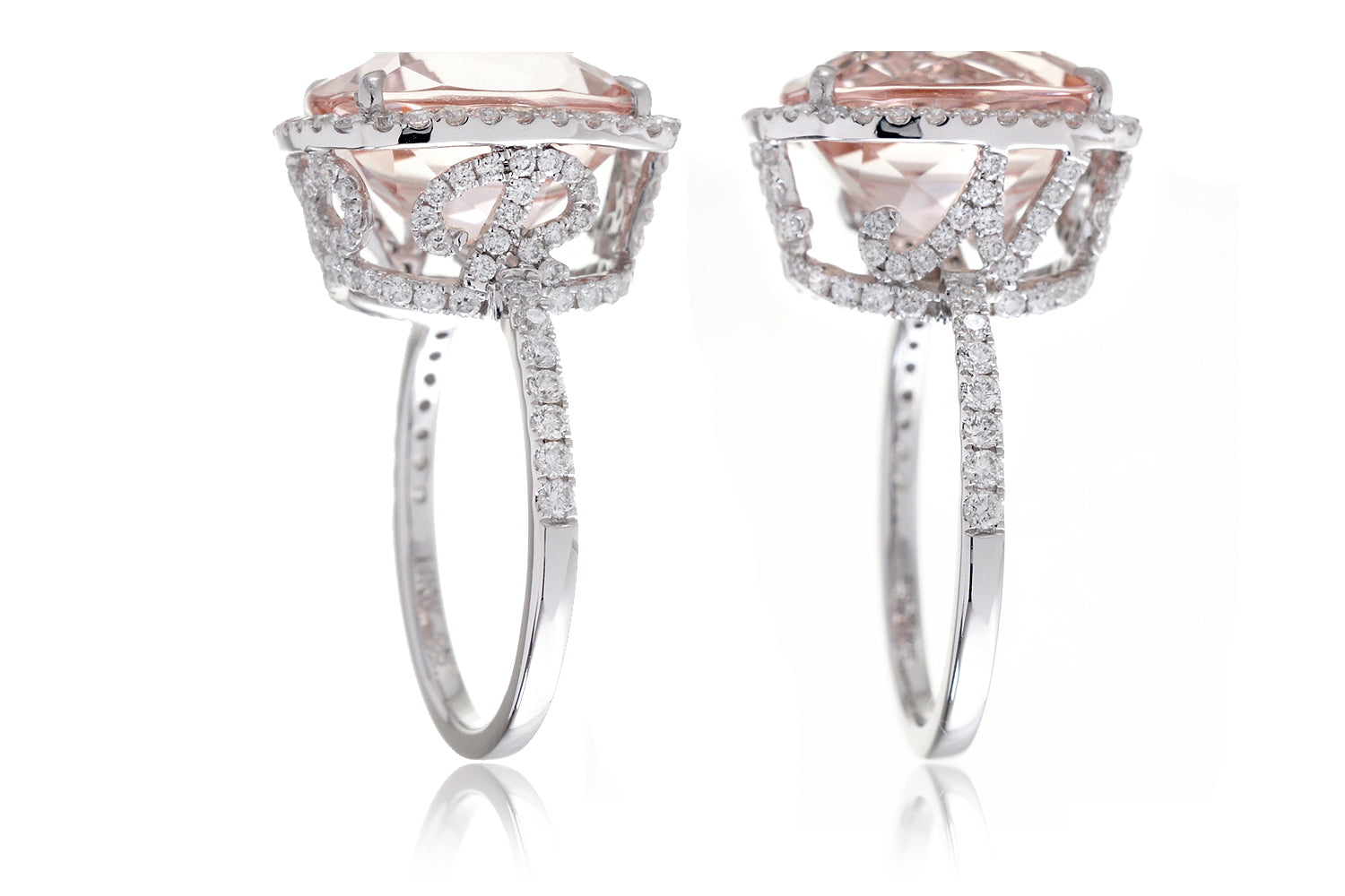 The Holly Cushion Morganite (14 N R infinity)