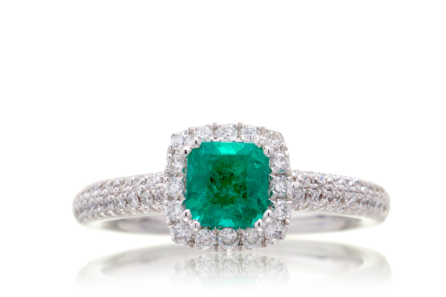 The Lucille Square Emerald