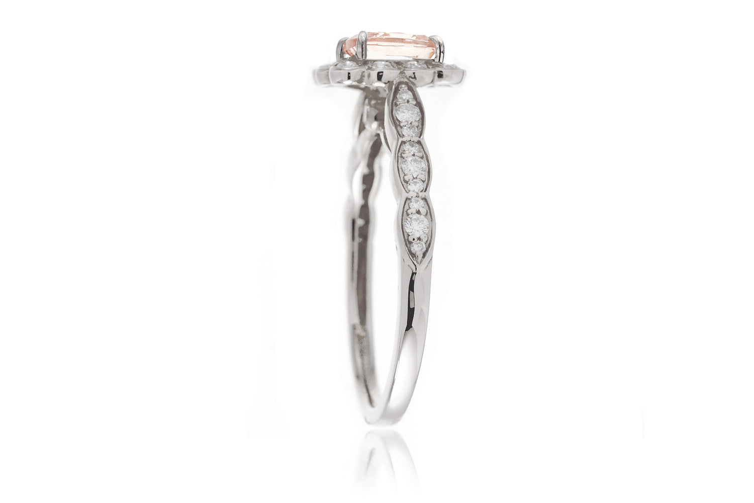 The Scallop Cushion Morganite