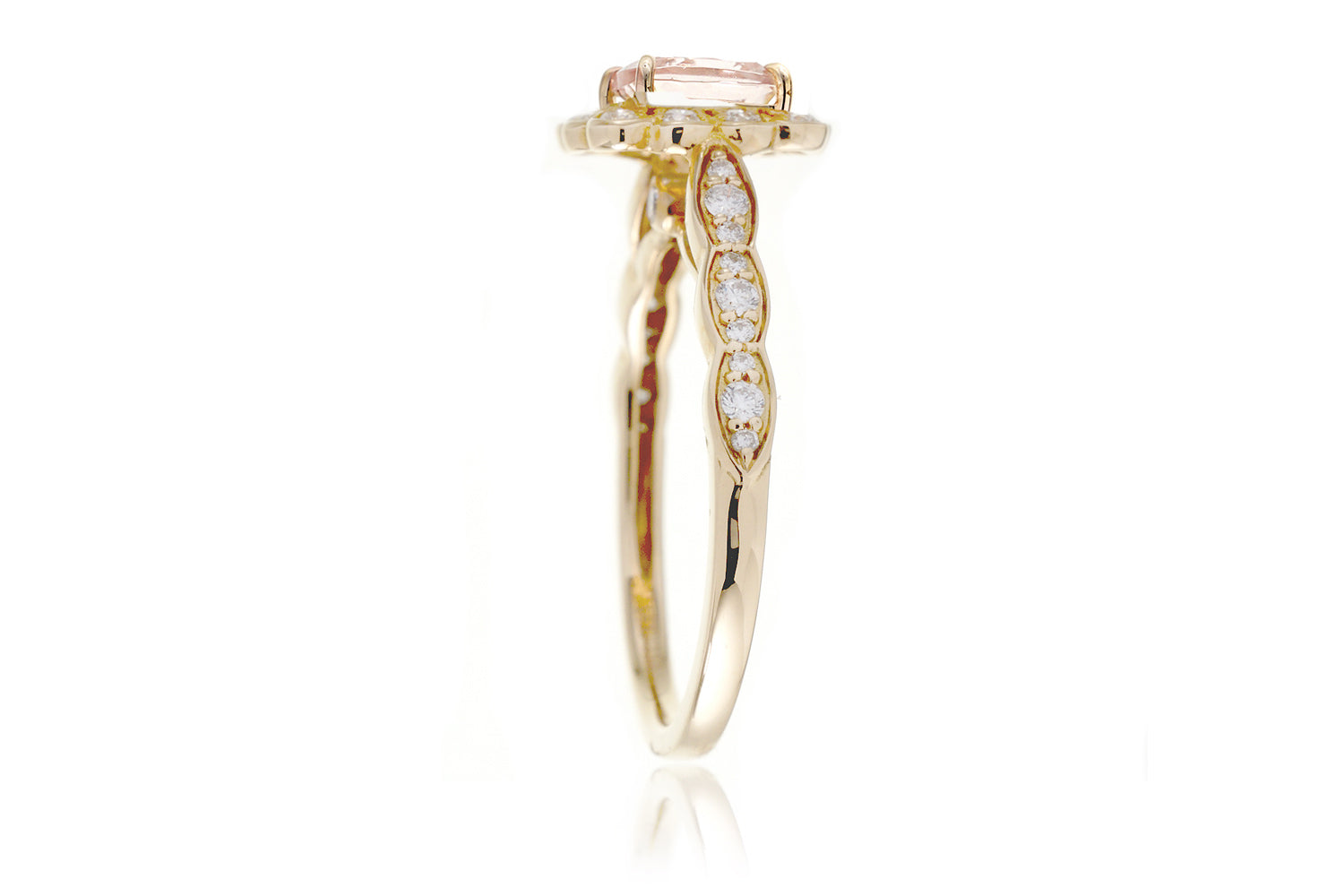 The Scallop Cushion Morganite