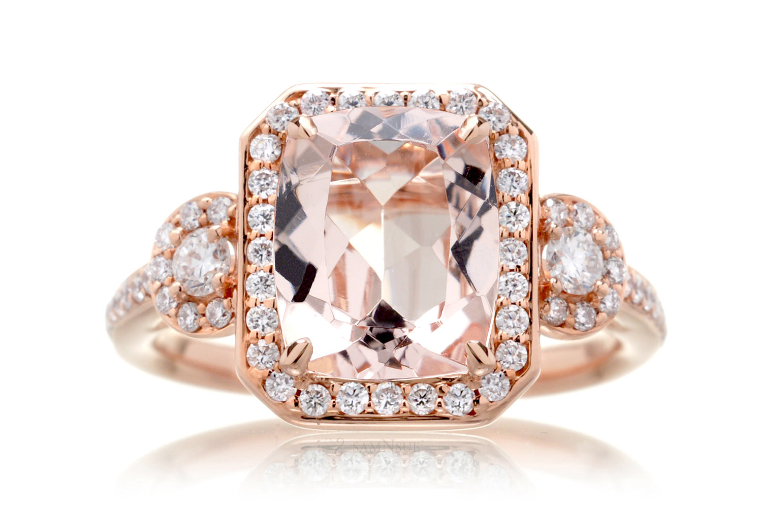 The Nancy Cushion Morganite