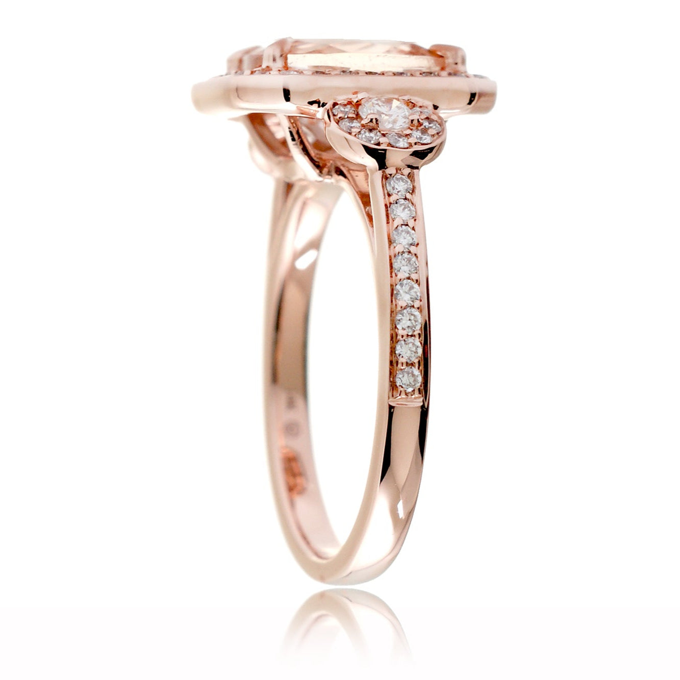 The Nancy Cushion Morganite Ring