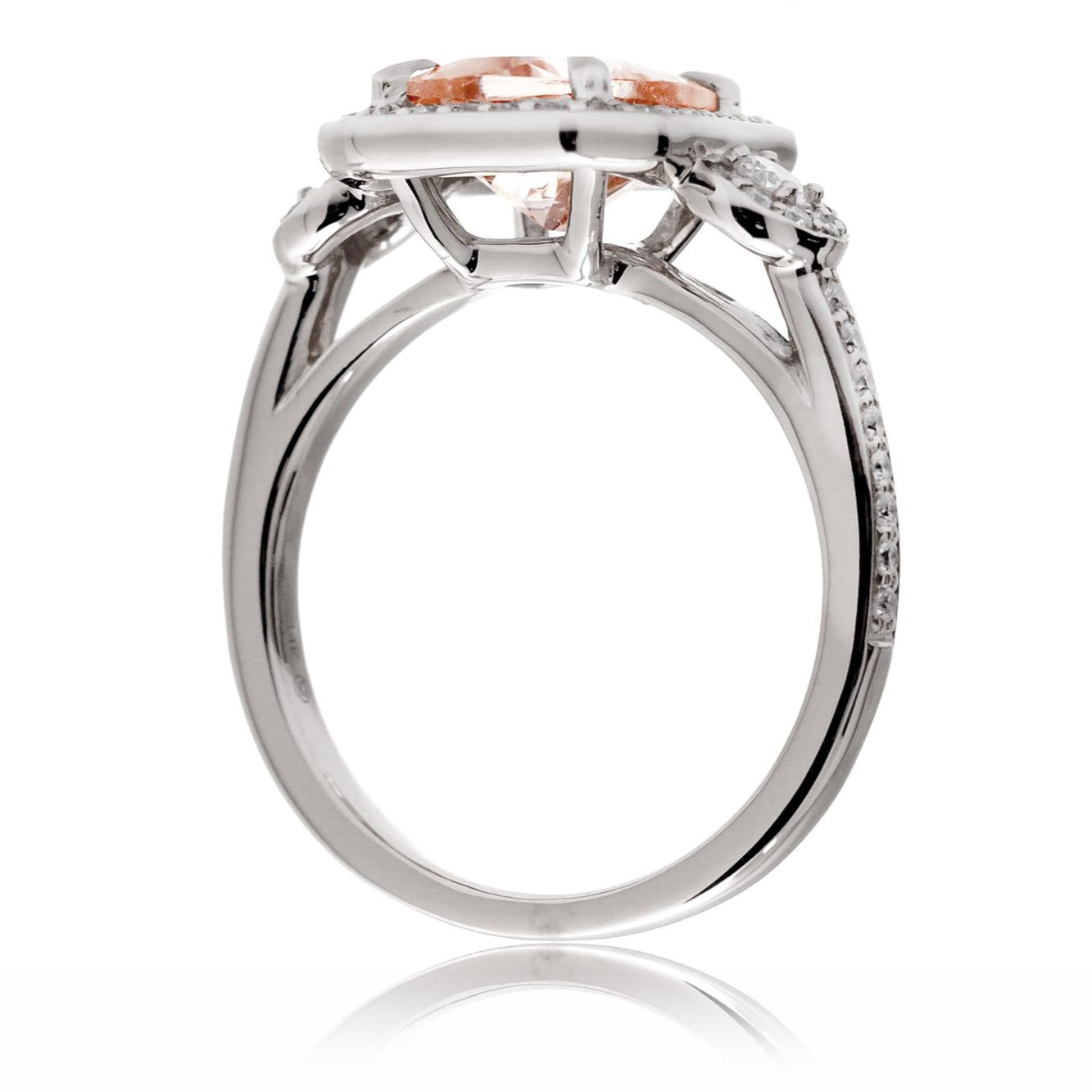 The Nancy Cushion Morganite Ring