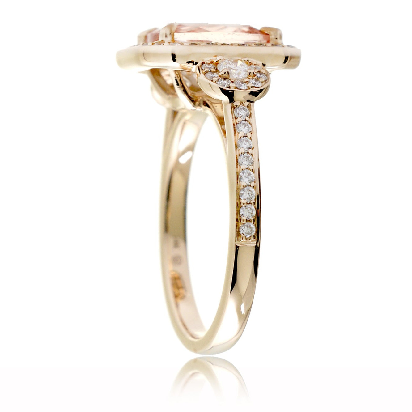 The Nancy Cushion Morganite Ring