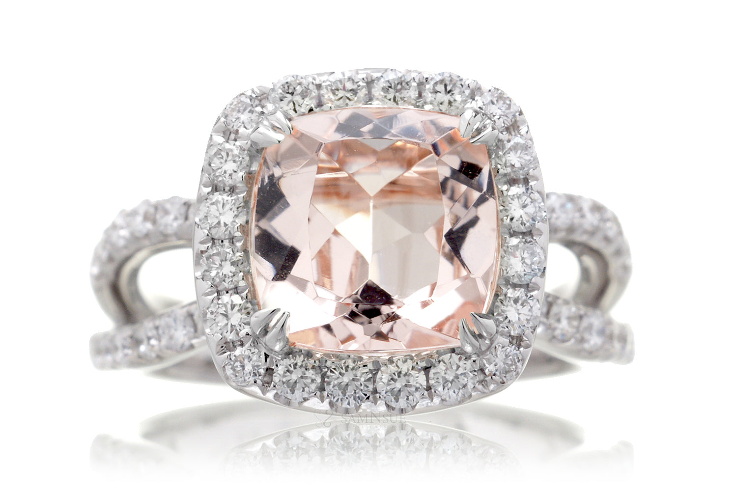 The Bonnie Cushion Morganite
