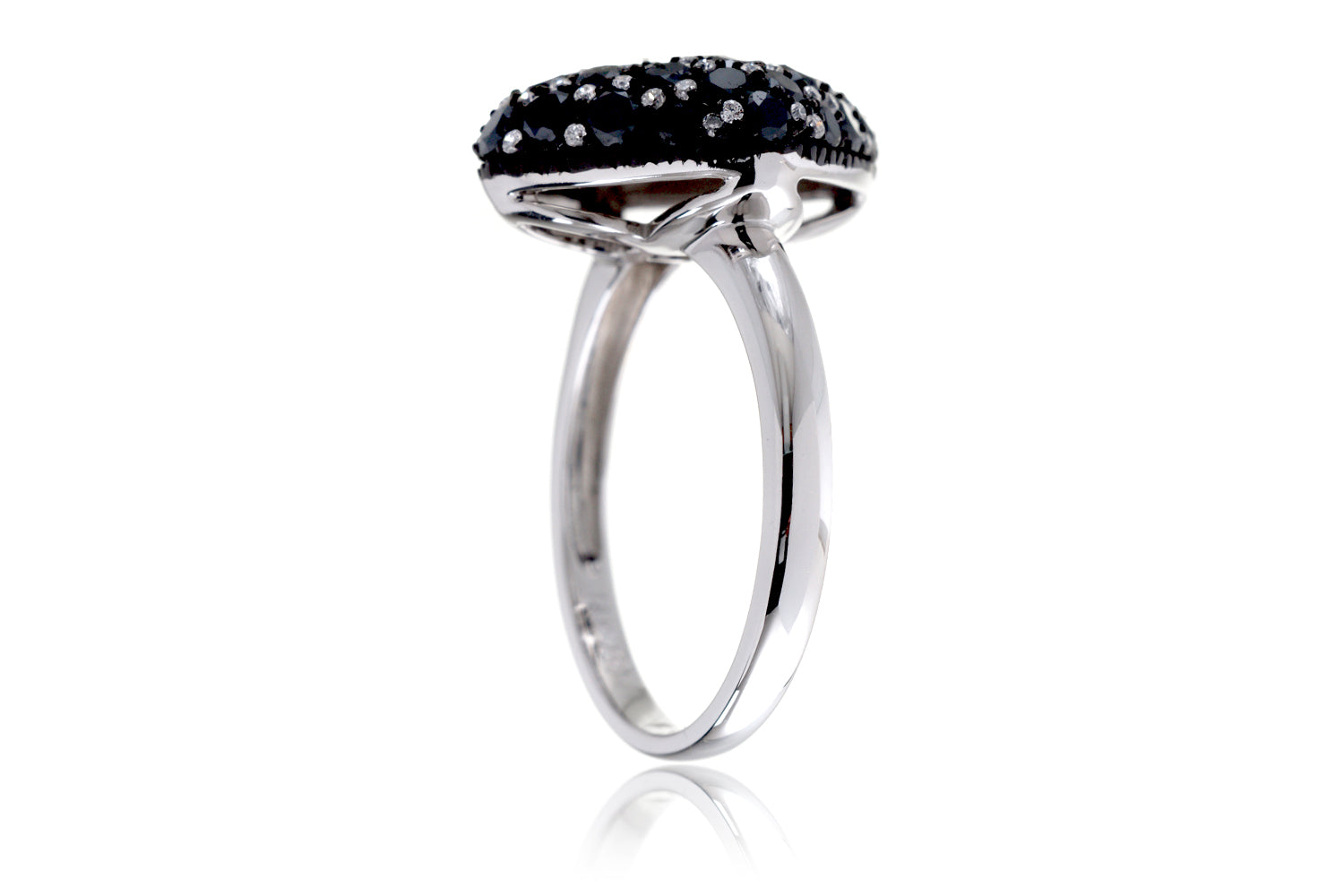 The Zane Cushion Black Diamond Ring (2.12 ct t.w.)