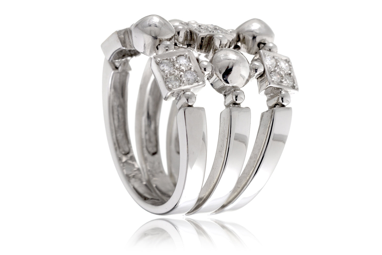 The Masako Diamond Ring (3/4 inch)