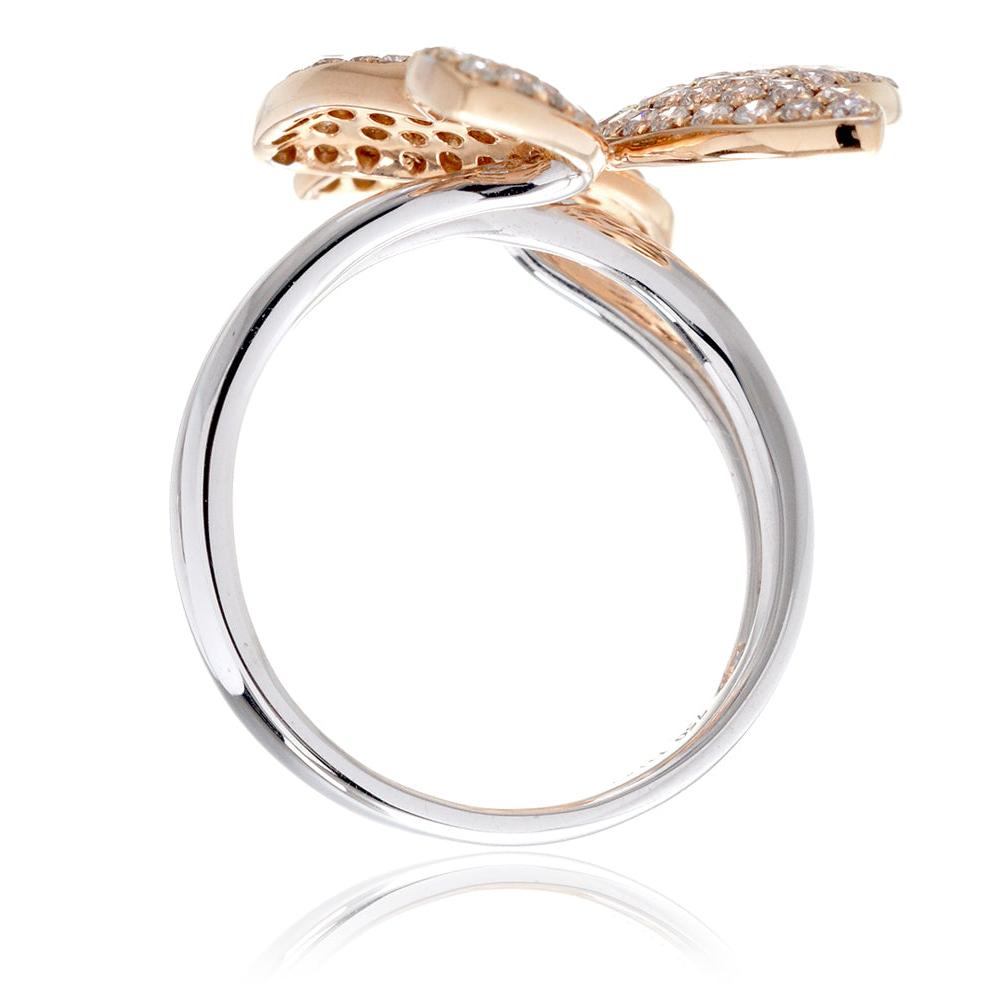 The Pavé Diamond Butterfly Ring